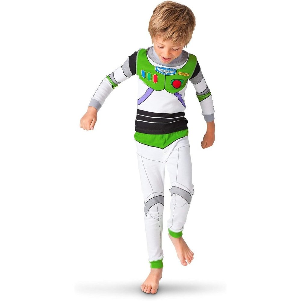Disney Buzz Lightyear Costume PJ PALS for Boys Size 6 Multicolored New - Picture 6 of 8